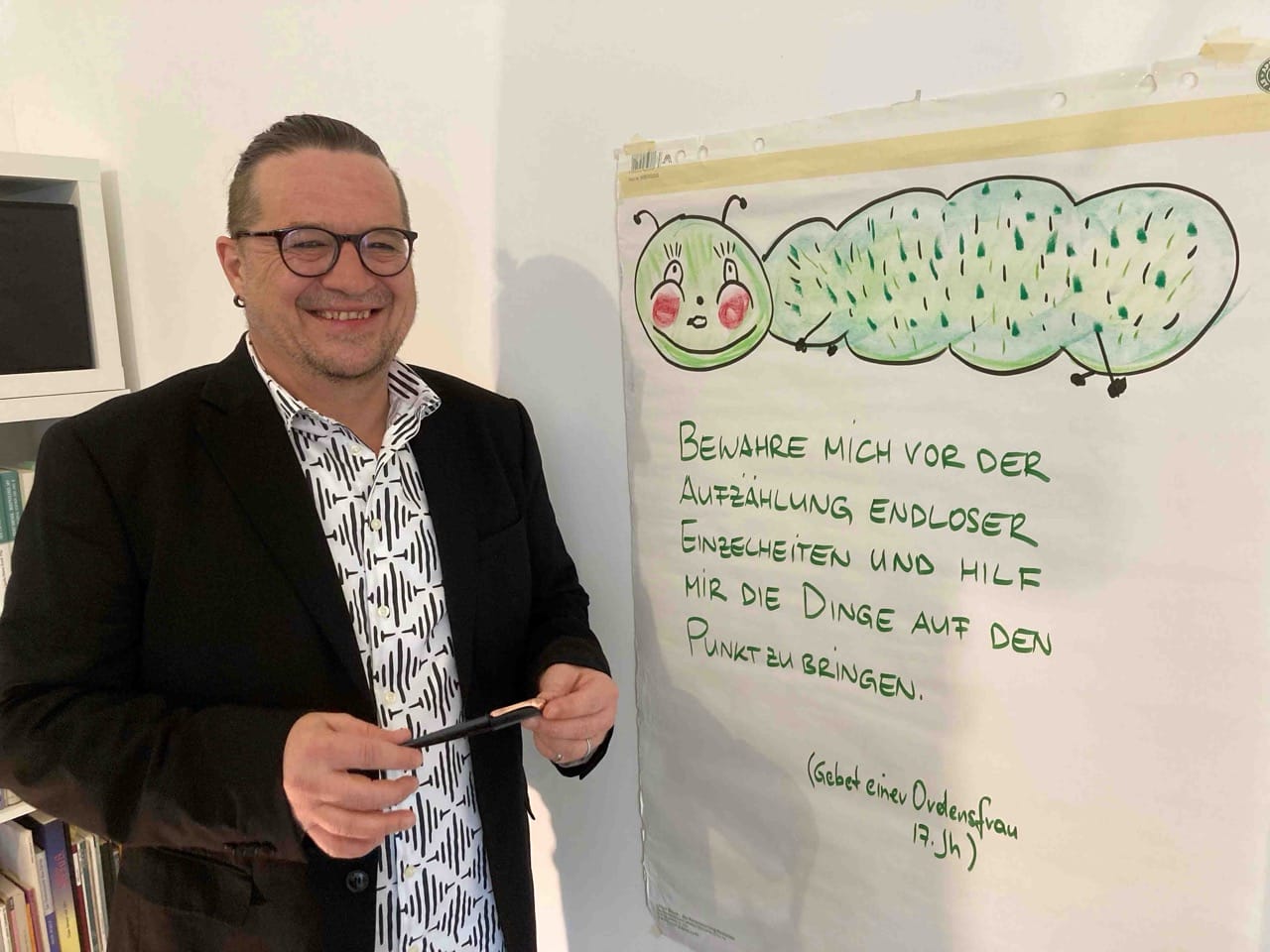 Johannes Simetsberger bei der Arbeit